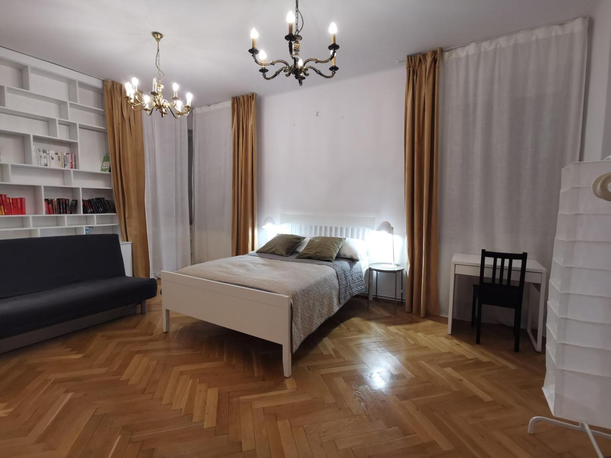 Cozy Spacious Apartment With Balcony Krakkó Kültér fotó