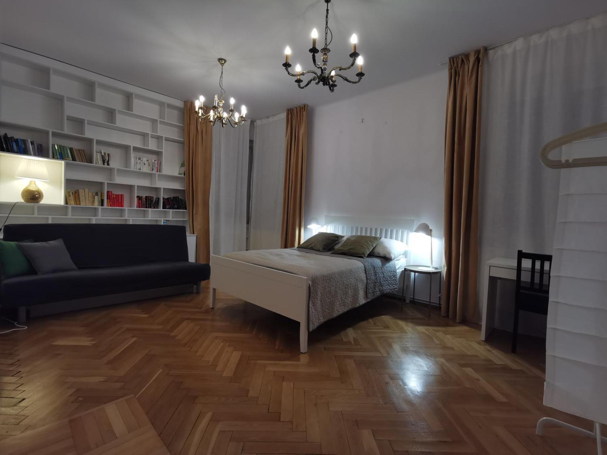 Cozy Spacious Apartment With Balcony Krakkó Kültér fotó
